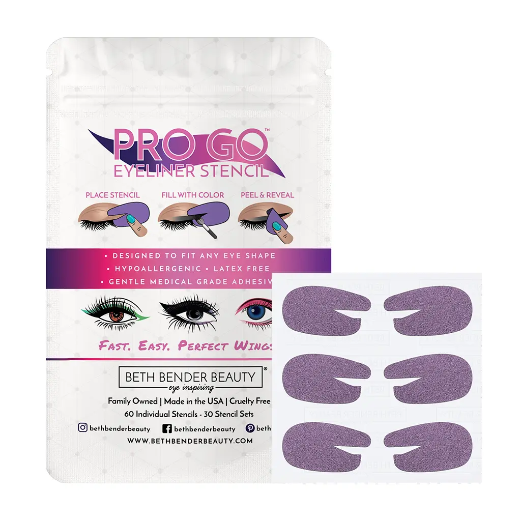 Pro Go Eyeliner Stencil - Create Winged Eyeliner with Ease
