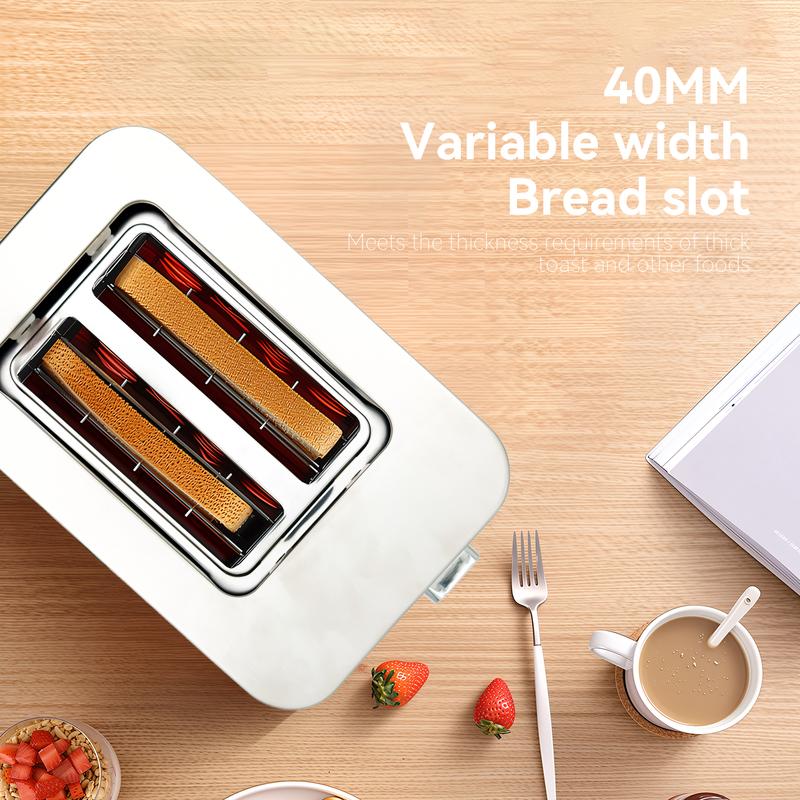 TazTir Bread Maker Machine, 5 Bread Types & 6 Shade Settings, 900W, Defrost Bagel Cancel Functions, Easy Clean Storage Household Kitchen Appliances