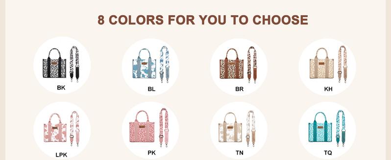 Wrangler Concealed Carry Tote/Crossbody Bag for Women Western Purse Boho Top Handle Satchel Handbag with Signature Strap TikTokShopJumpstartSale