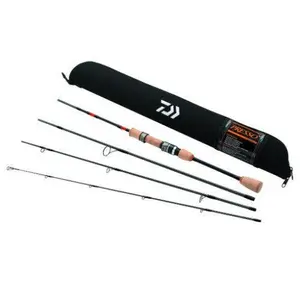 Daiwa Presso Travel Spinning Rod | 4-Piece | Ultralight | 24" Collapsed | 5'6"–7' | Trout & Finesse