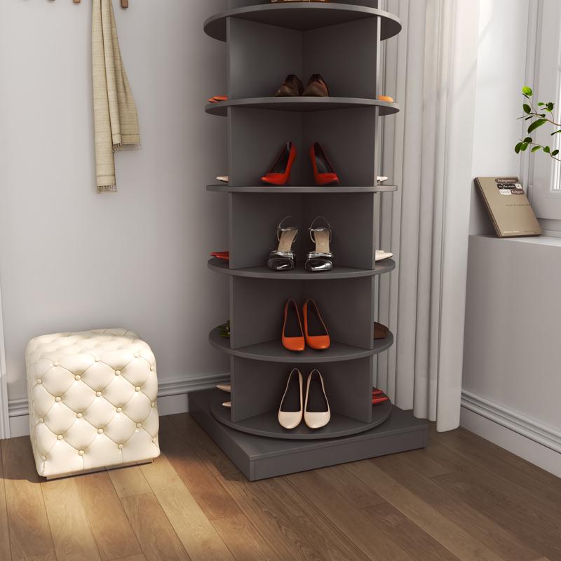6 Tiers Revolving Free Standing Shoe Storage Organizer,360° Wood Rotating Shoe Rack,Storage Rack Cabinet Tower for Entryway Living Room Hallway,Bedroom/Living room Furniture,Indoor Furniture 6 Tiers Revolving Free Standing Shoe Storage Organizer,360° Wood Rotating Shoe Rack,Storage Rack Cabinet Tower for Entryway Living Room Hallway,Bedroom/Living room Furniture,Indoor Furniture