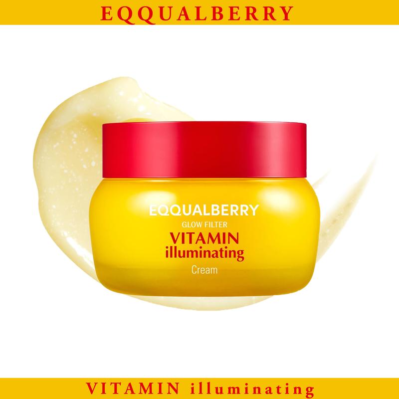 EQQUALBERRY Vitamin Illuminating Cream – Vitamin C & 5% Niacinamide + 3% TXA | Dark spots Cream | Ceramide Barrier Strength | Glowy, Lightweight Hydration (1.69 fl.oz / 50ml)