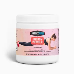 UgenixPRO® Energy Powder Fruit Punch 3.52OZ | Sugar Free | Nutrient-Rich | Energy Booster