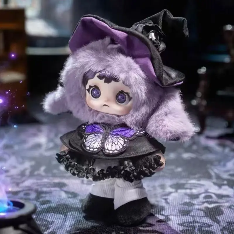 Heymi Witch Game Series Gothic Bunny Plush Blind Box - Spooky Rabbit Doll, Collectible Play Toy, Plush Fabric Mystery Item (Sports Collectibles Category)