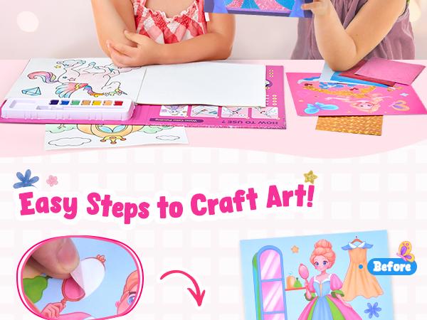 JoyCat Paint with Water Coloring Books, Art & Craft Activity, No Mess Art for Kids, Craft Kits & Supplies, DIY Creative Activity, Birthday & Holiday Gifts for Girls & Boys JoyCat Paint with Water Coloring Books, Art & Craft Activity, No Mess Art for Kids, Craft Kits & Supplies, DIY Creative Activity, Birthday & Holiday Gifts for Girls & Boys