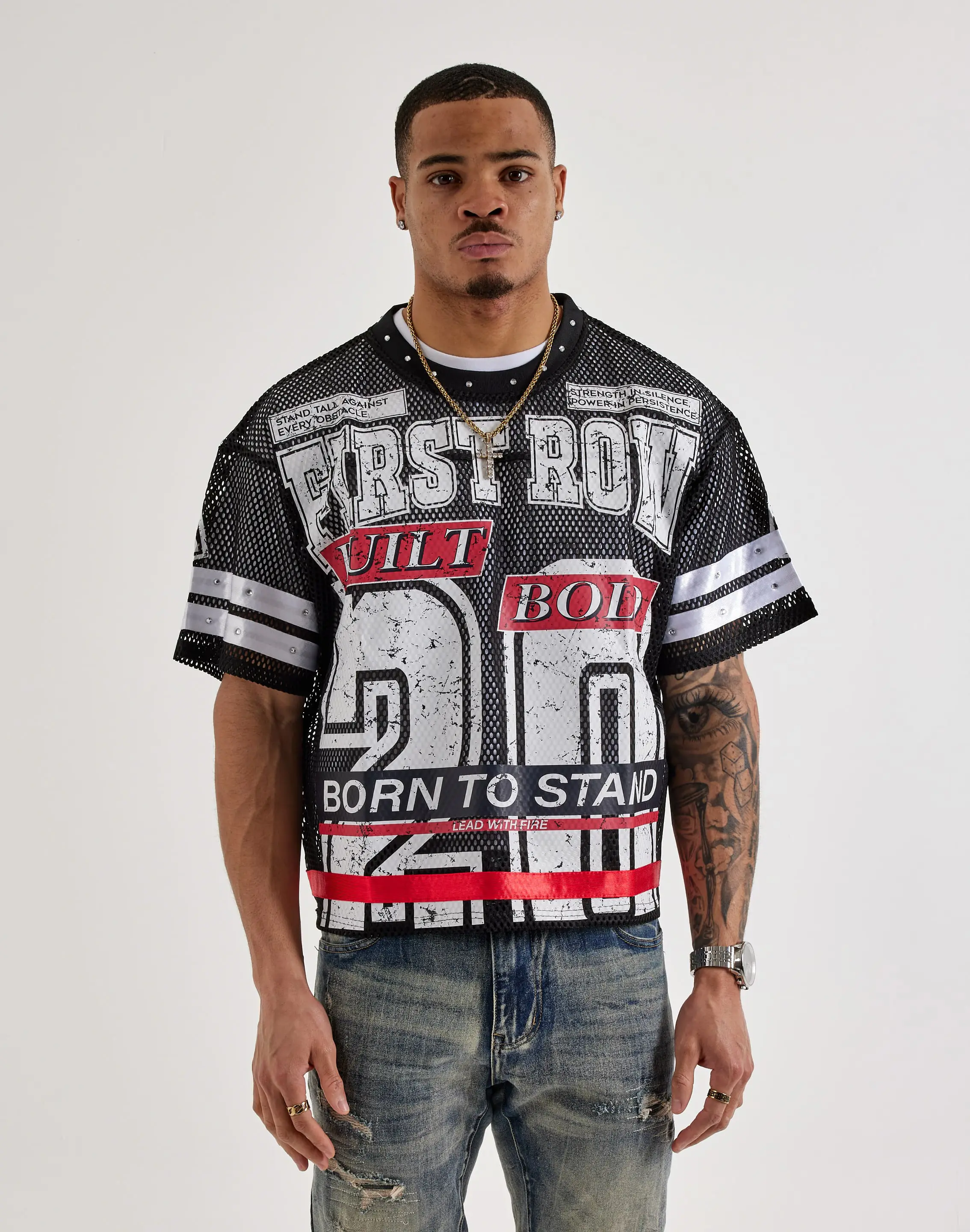 Mens First Row Football Jersey