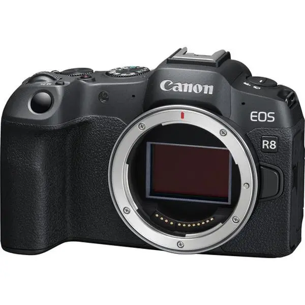 Canon EOS R8 Compact Electronic Mirrorless Camera with Cropping Guide, Firmware Update