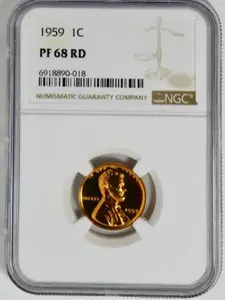 Lincoln Cent Certified by NGC PF-68 RED