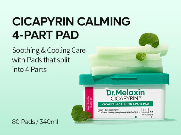 [Dr.Melaxin] Cicapyrin Calming Line | Cicapyrin Calming Ampoule & Cream & 4-Part Pad | Soothing, Cooling, Cica-Exosome | Korean Cosmetics