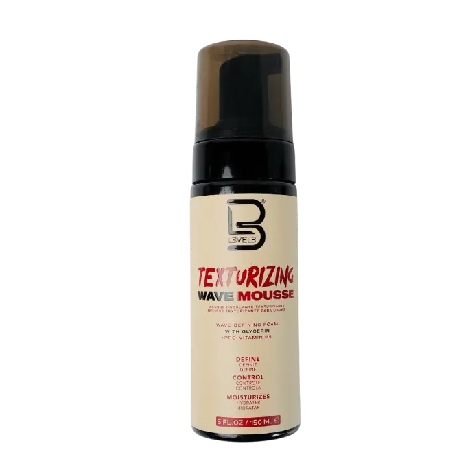 L3VEL3 Texturizing Wave Mousse – Lightweight Volume, Definition & Natural Movement
