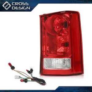 CROSSDESIGN Fits 2009-2015 Honda Pilot RH Passenger Side Tail Light Lamp Assembly With Bulb