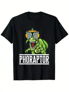 Humorous Optometry Device Phoropter T-Shirt - Made of Soft, Comfortable And Slightly Stretchy, Color Resistant, 180G, Black with White Print, Casual Round Neck Tee for Men, Ideal for Everyday Wear, Year-Round T-Shirt | Fun Graphic Tee | Cozy Fit