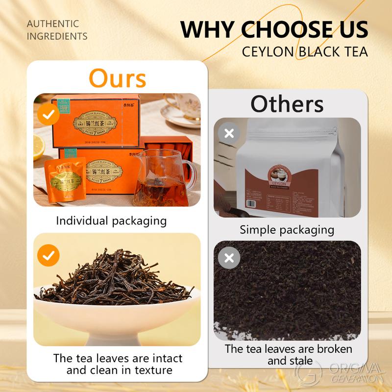 BOGO Gut Health Tea Chai Ceylon Black Tea With Forest Thermos 2 Cartons (1 Carton 30g 3g×10packs）×2 Sri Lankan Black Tea