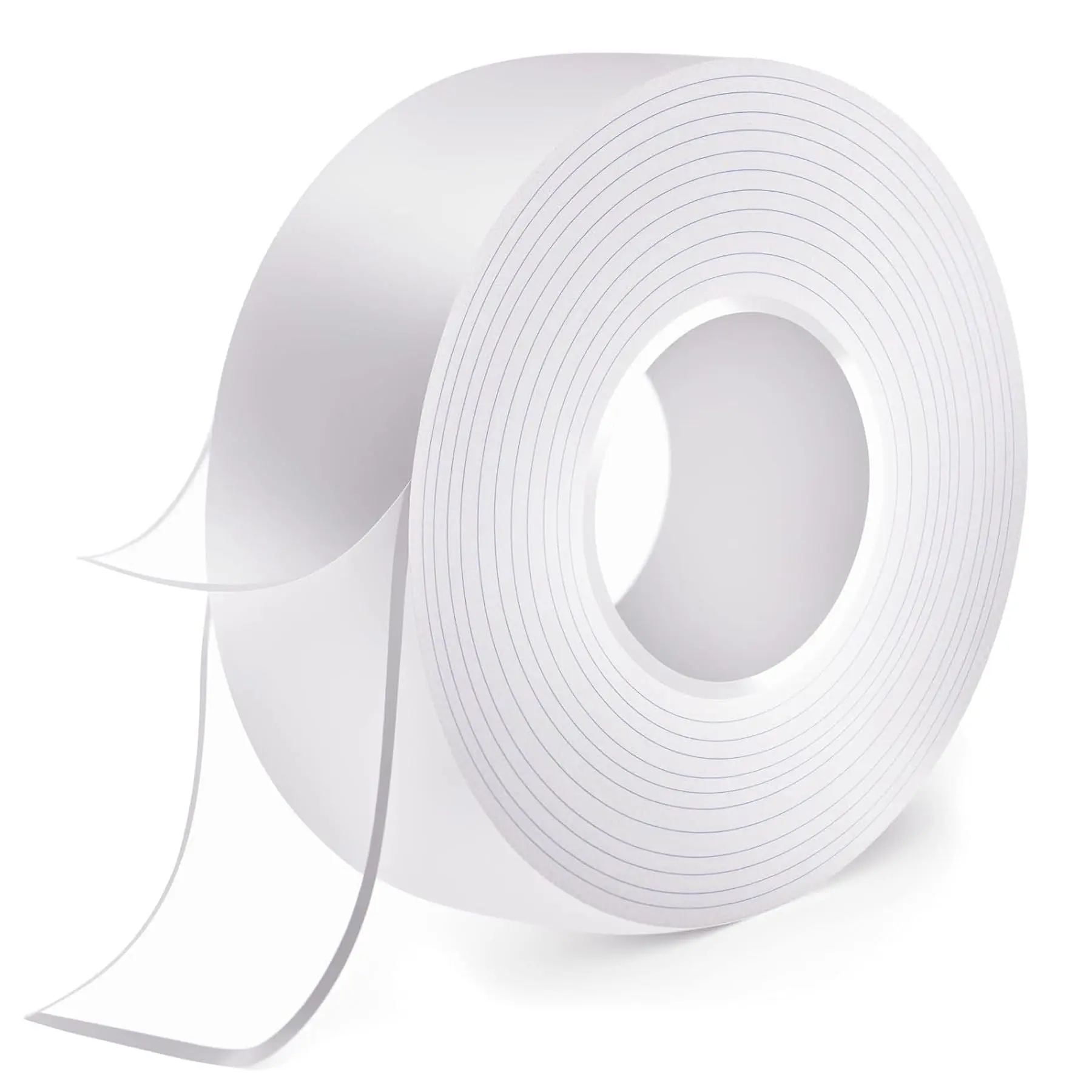 Double-Sided Heavy-Duty Tape (16‘5 feet), Nano Double-Sided Tape, Transparent Mounting Tape, Reusable Waterproof Tape, No-Trace Magic Tape, Picture Hanging Adhesive Strips, Ideal for Home Decor Projects#TOP PICKS