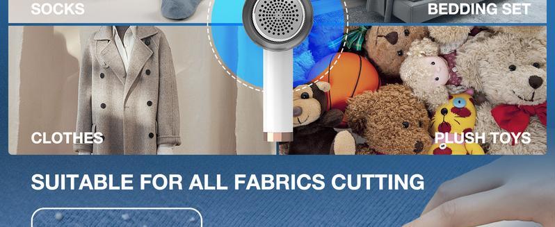 Rechargeable Fabric Shaver with Replaceable Stainless Steel 6-Leaf Blades| Lint Remover with 3-Speed Settings & LED Display - Efficient Sweater and Lint Shaver for Clothes, Removing Fuzz, Lint Balls, Pills.Christmas Gift,Essential items for gift-giving