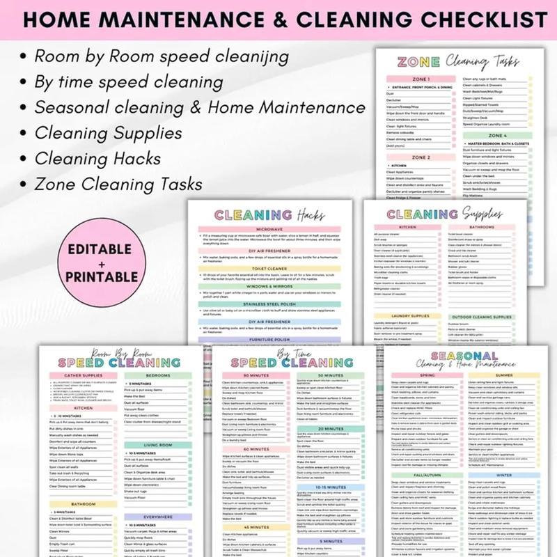 ADHD Cleaning Planner & Daily Checklist | Gamified Housekeeping Journal for Neurodivergent Focus | Viral Home Organization Notebook