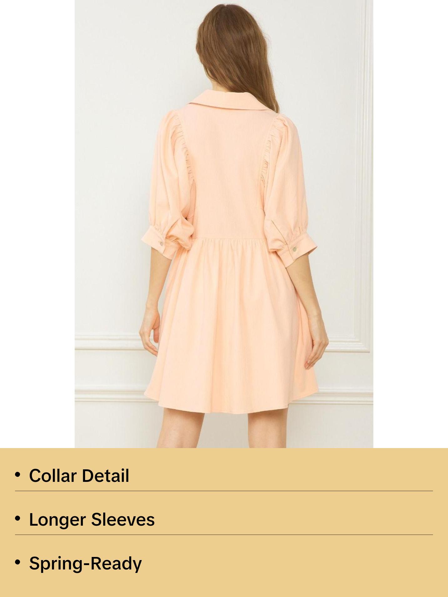 Peach Dress