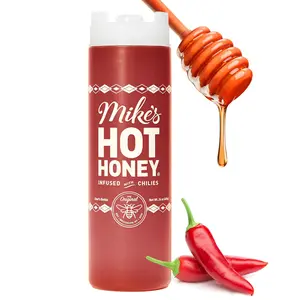 Mike's Hot Honey, America's #1 Brand of Hot Honey, Spicy Honey Infused with Chili Peppers, Gluten-Free, Paleo-Friendly, Sweet Heat, Perfect for Hot Sauce Lovers (24oz Chef’s Bottle, 1 Pack)