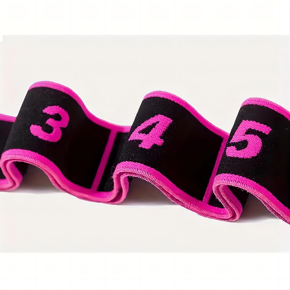 Spot Yoga Stretching Band Digital Segmented Dance Shaping Body Elastic Rope Position Training Assisted Resistance Stretching Fitness Adjustable Leg and Pelvic Floor Trainer Deep Firm Massage Yoga Roller birth  prop full-body training arm band