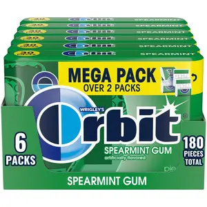 Spearmint Chewing Gum Sugar Free, 30 Count 6