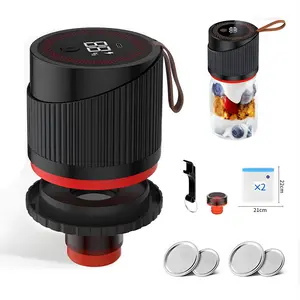 【DANNARY】Mason Jar Vacuum Sealer Kit, Electric Food Vacuum Sealer Machine for Canning Jars and Zipper Bags,Smart Mode Durable Appliance,Suitable for Wide Mouth or Regular Mouth Mason Jars