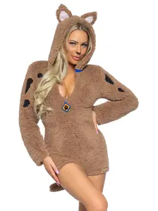 Mystery Pup Ultra Soft Costume Romper