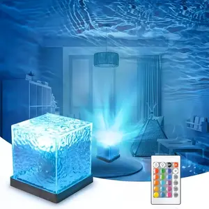 16 Color Ocean Wave Projector Lamp – Water Ripple Light for Bedroom, Relaxing Night Light & Mood Lamp