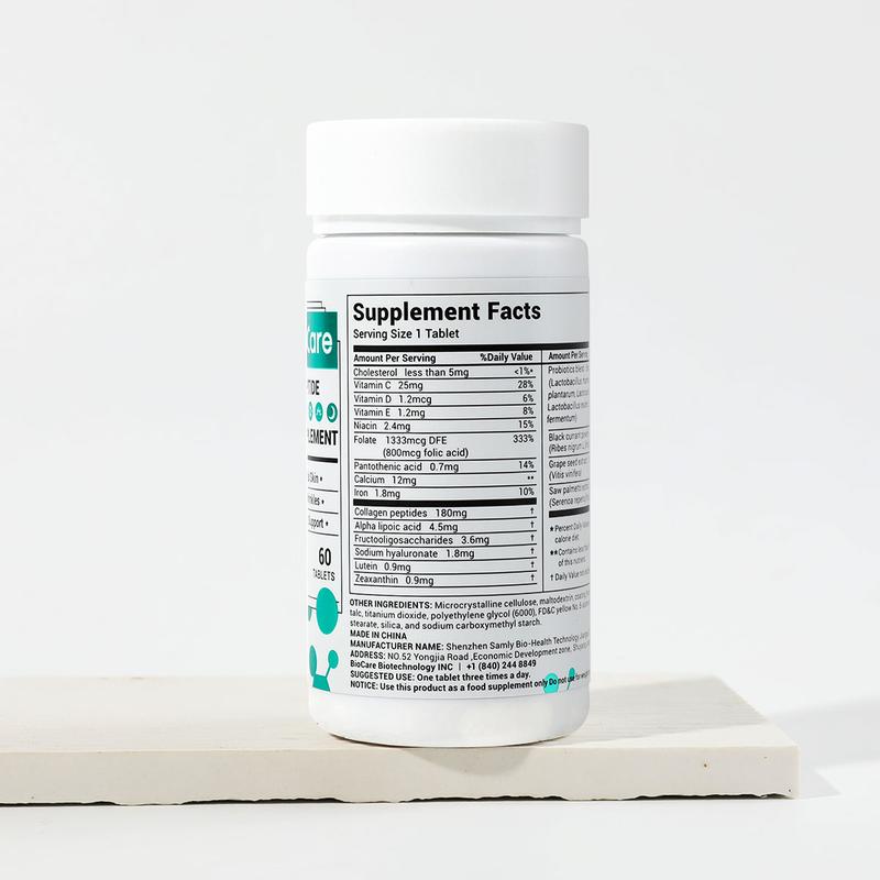 DrBioCare Collagen, Vitamin & Mineral, Contains Vitamin d3, Vitamin C, Probiotics,Vitamin E, Vitamin b & Multivitamin Healthcare Supplement Edible Fitness,Girl Vitamin C