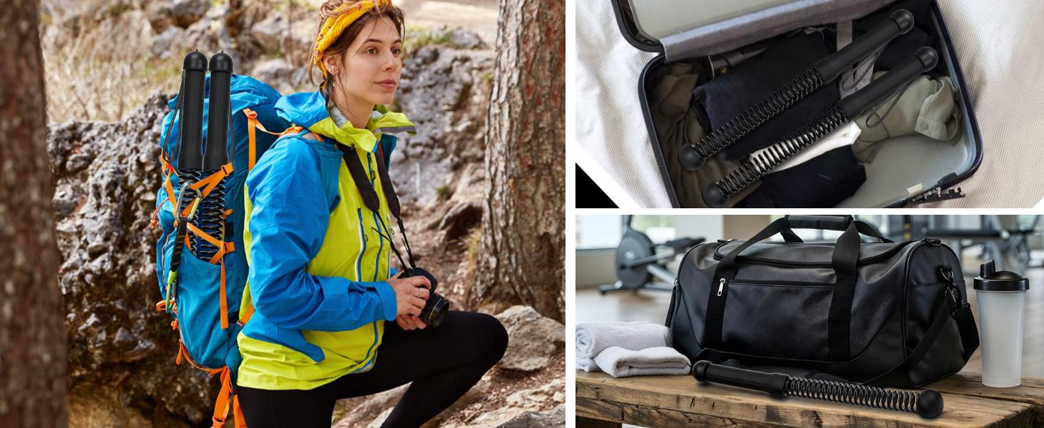 Weighted Cordless Battle Ropes 2PCS – New Upgrade Quiet Ropeless Training Rope Fitness Equipment for Home, Strength Training, HIIT Workouts, Full-Body Exercise, Indoor Gym Use, Noise-Free Portable Workout Gear