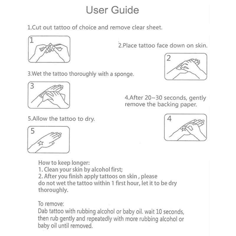 8 Sheets Full Arm Temporary Tattoo Stickers, Lion Tiger Wolf Skull Rose Watch Goddess Ship Pirate Compass Design, Waterproof Realistic Body Art, Sticker Tattoos