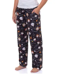 FRIENDS Women's Pajama Pants Chibi Characters Sleep Lounge Bottoms