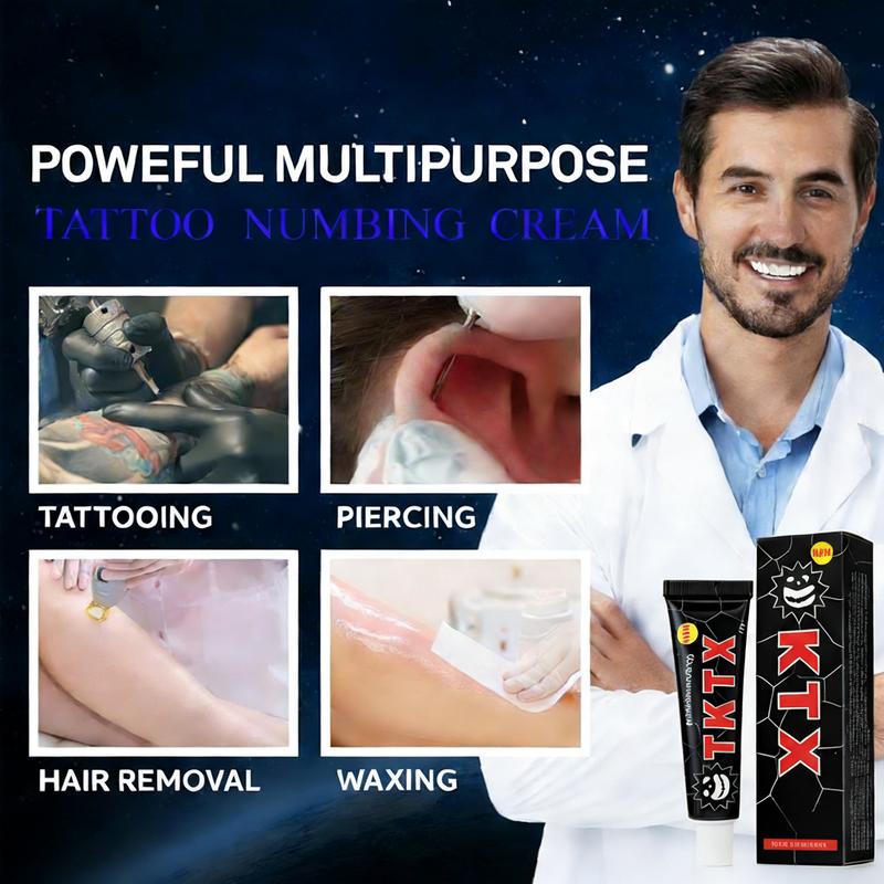 2 Pcs Tattoo Numbing Cream - Topical Anesthetic Cream - Pre-tattoo Numbing Gel, 40% Strong Numbing Cream for Skin Tattoos,  Laser Procedures