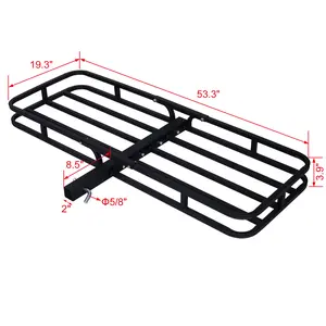Hitch Mount Cargo Carrier ,Rear Cargo Rack for SUV, Truck, Car,Luggage Basket Rack Fits 2" Receiver