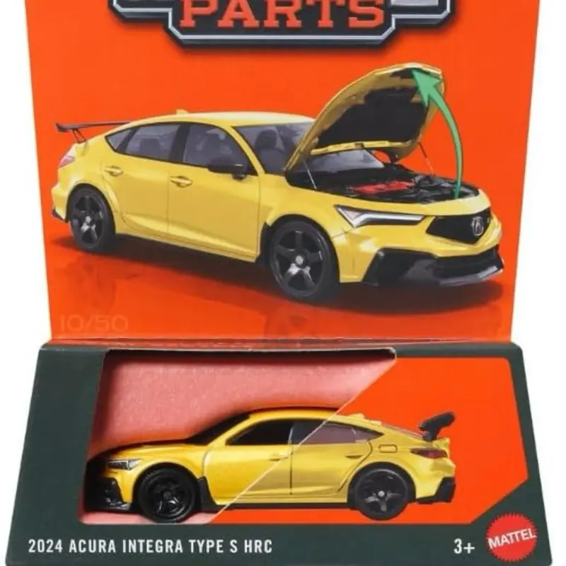 Matchbox 2024 Acura Integra Type S HRC Diecast Model Car with Moving Parts, Collectible Decor