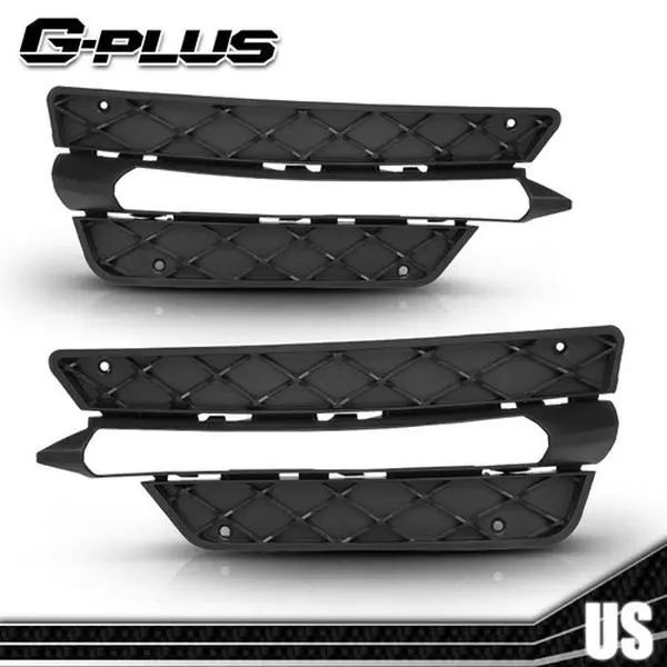 100% Brand New Custom Fitting Durable G-PLUS Automotive Fog Light Bezel Set, Easy-Install Fog Lights, Left + Right Sides for 2012-2014 Mercedes Benz C250 C300 C350, Car Parts & Covers Accessories