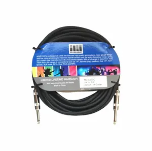 MUSYSIC® MU‑C25QQ 25ft 1/4" to 1/4" 14‑Gauge Speaker Cable