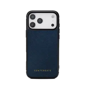 Leather iPhone Case Saffiano Pattern