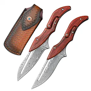 Damascus Pocket Knives Outdoor Camping EDC Folding Knife Fishing Damascus Pocket Knives Outdoor Camping EDC Folding Knife Fishing