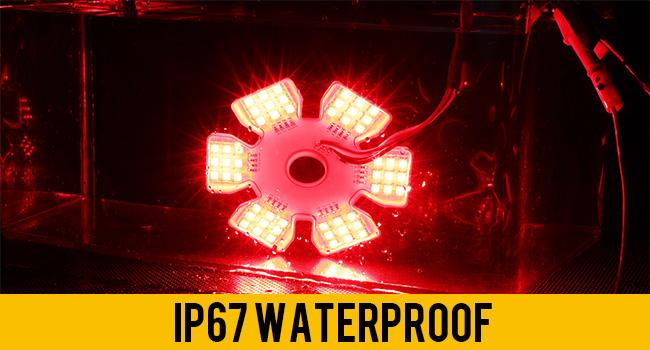 PARTSam RGB Air Cleaner LED Lights for Peterbilt Kenworth Freightliner Trucks Vehicle Dashcam 20 Dynamic Effects Music Sync IP67 Waterproof