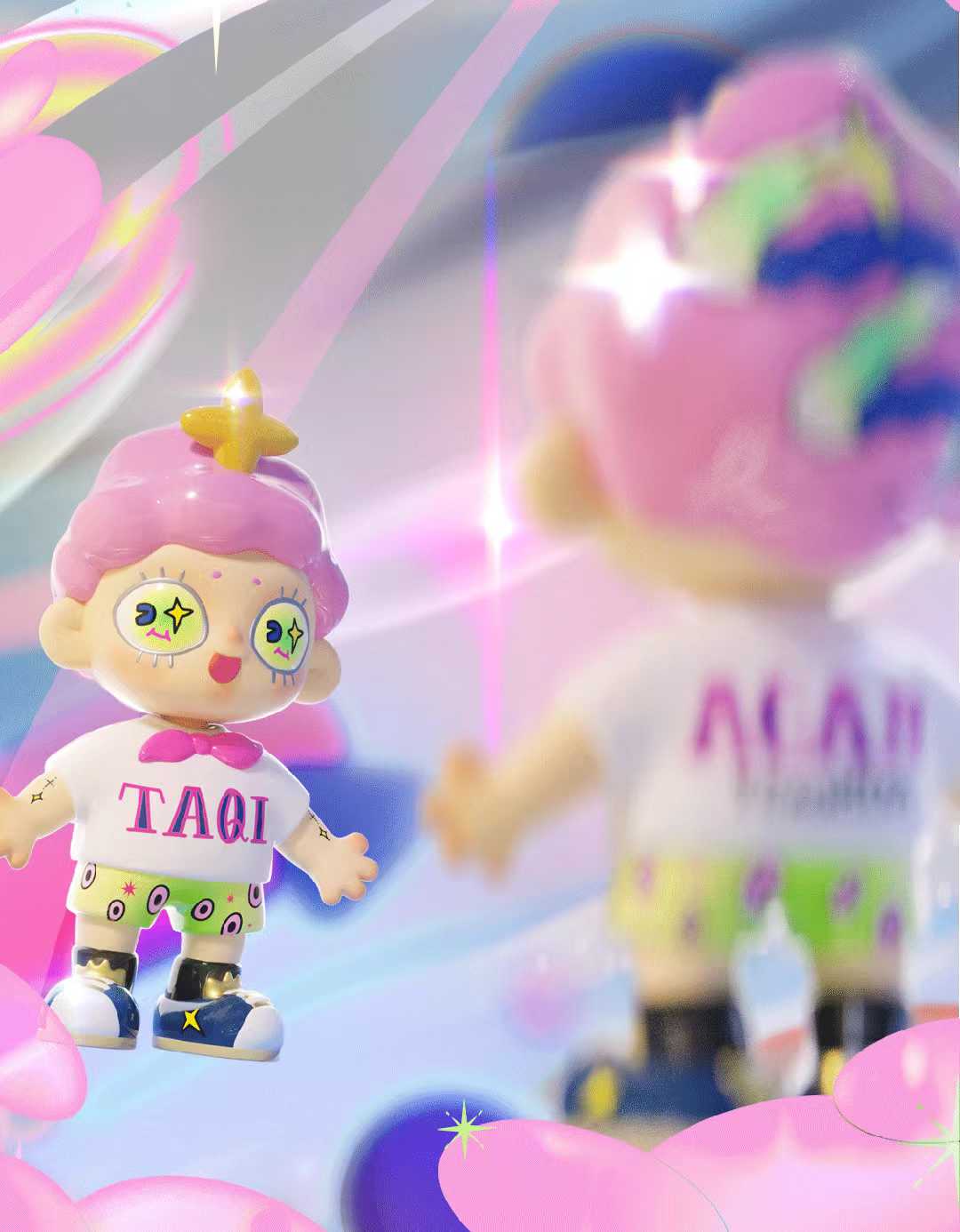 【Auction Link】[FINDING UNICORN] 300% Agan AGAN-TAQI Collection Figurine Toys for Modern Home Decor, Collectible Art Toy Cute Figures Desktop Ornament Collectible Toys Birthday Gifts Limited To 61 Pieces Worldwide