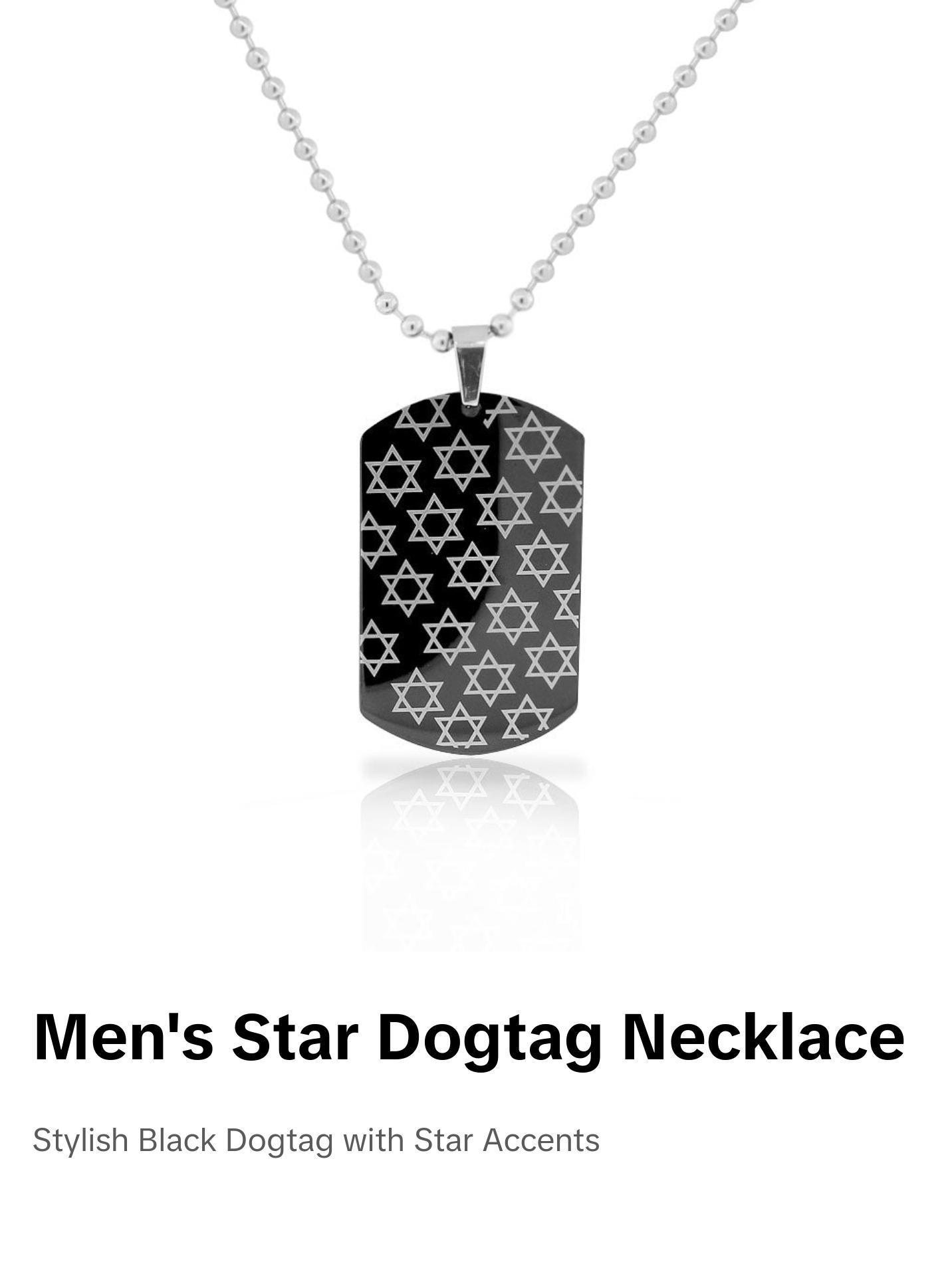 Men's Star Dogtag