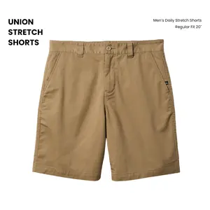 Quiksilver | Union Stretch Shorts | Men’s Daily Stretch Shorts | Regular Fit 20" | Cotton Blend | Side & Back Pockets | Summer Essential