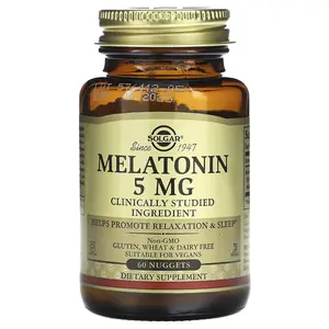 Solgar Melatonin, 5 mg, 60 Nuggets
