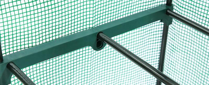 Ubesgoo Mini Greenhouse for Indoor Outdoor, Small Plastic Plant Green House 4-Tier Rack Stand Portable Greenhouses with Durable PE Cover for Seedling, 2.5x1.6x5.2 FT, Ideal Gardening Gifts for Women Men