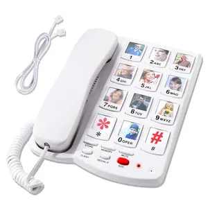 Big Button Phones for Seniors, Phone for Elderly with Dementia - 110dB Ringer Home Phone with 10 Photo Buttons for Easy Dialing - Hearing Impaired Telephone, Corded LandlHome colorful fireplace air Cordless Multi-SpeedSPortable High-Pressure Steam Cleaner