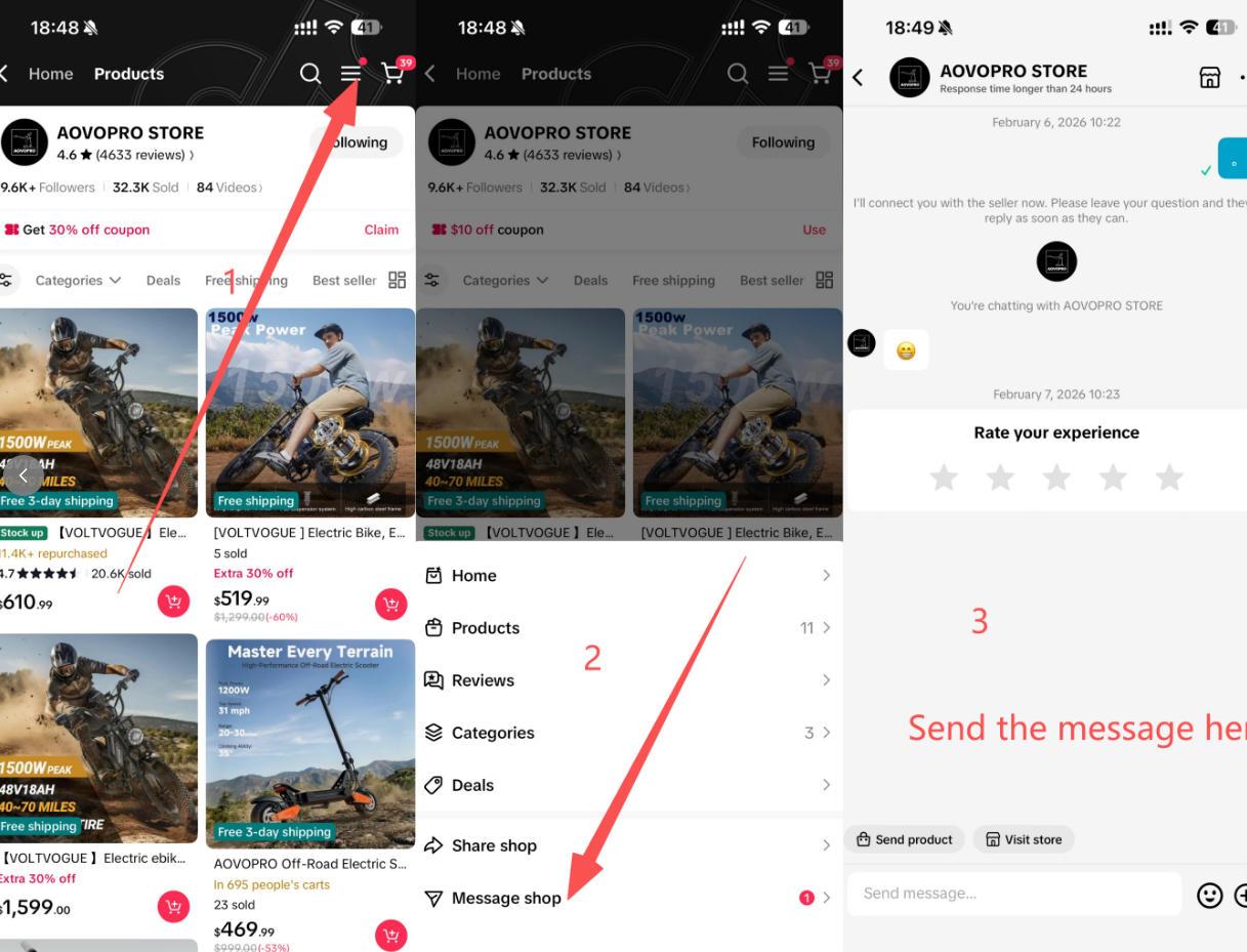 【AOVOPRO & VOLTVOGUE 】 Peak Power 750W | 22MPH | 14" Pneumatic Tires | 22–40 Mile Range | Dual Disc Brakes | Foldable | Two Seats 【AOVOPRO & VOLTVOGUE 】 Peak Power 750W | 22MPH | 14" Pneumatic Tires | 22–40 Mile Range | Dual Disc Brakes | Foldable | Two Seats