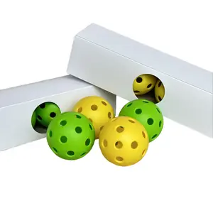 26-hole indoor pickleball, pickleball training ball, better materials, better performance, better experience, used to enhance training skills and precise ball control