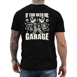 Garage Lover’s Funny Quote Tee – Soft Casual Shirt for Men Who Love Mechanics