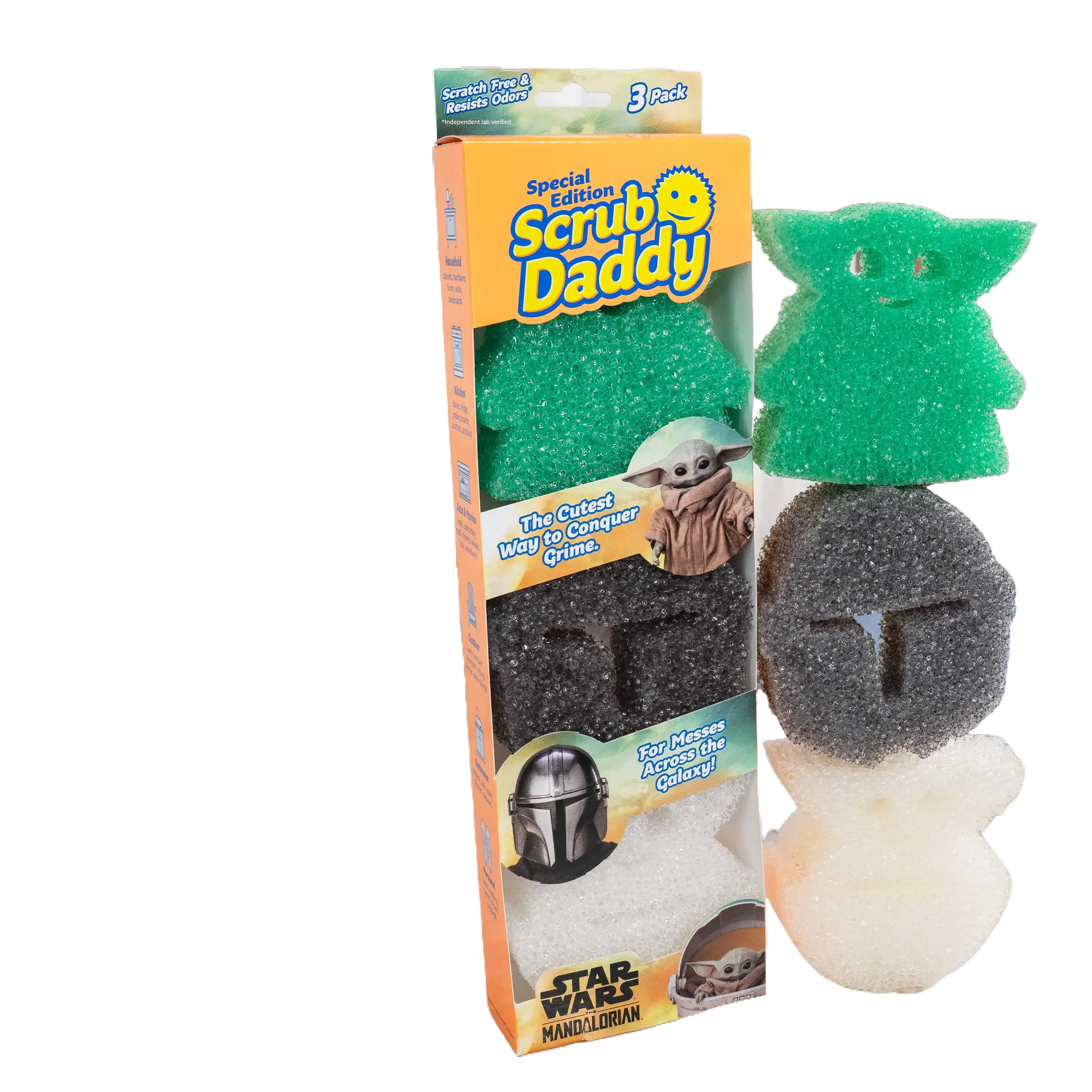 Scrub Daddy Mandalorian 3 Count Sponge Set