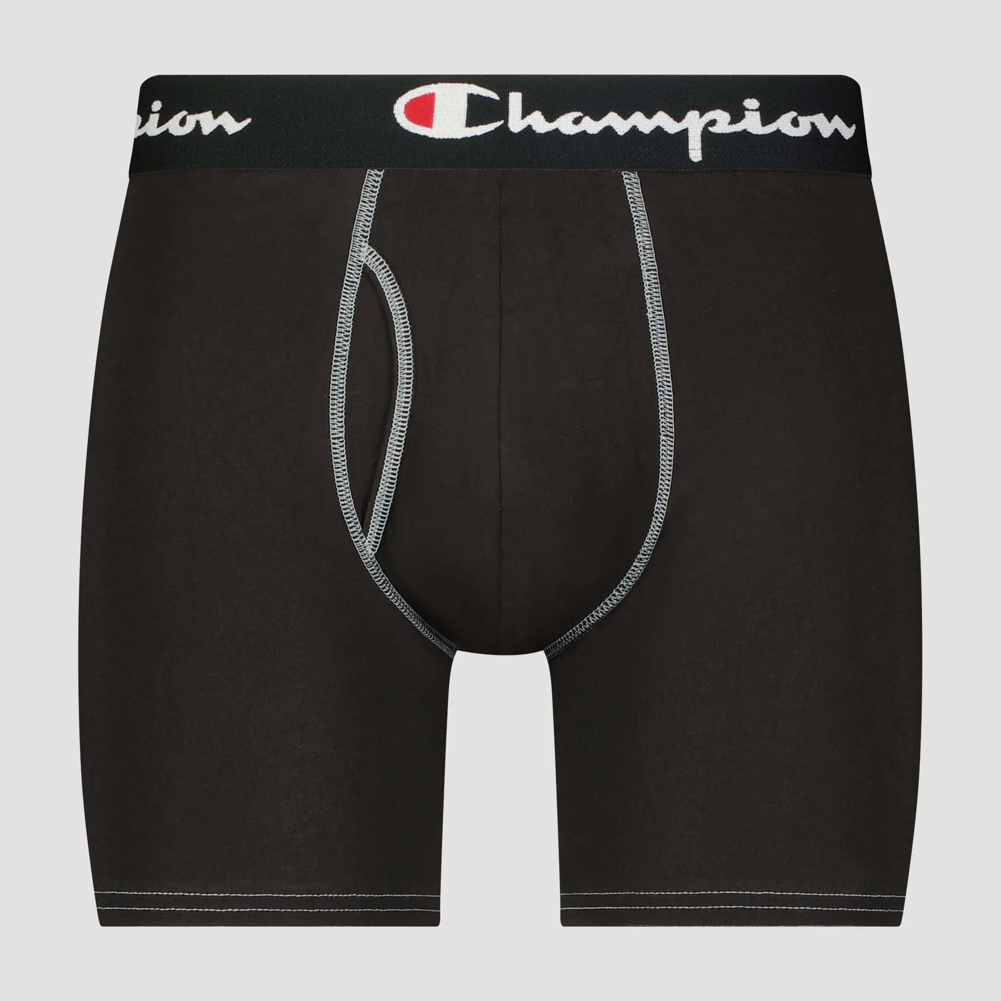 CHAMPION Men's Cotton Stretch Boxer Briefs, 4-Pack CHAMPION Men's Cotton Stretch Boxer Briefs, 4-Pack
